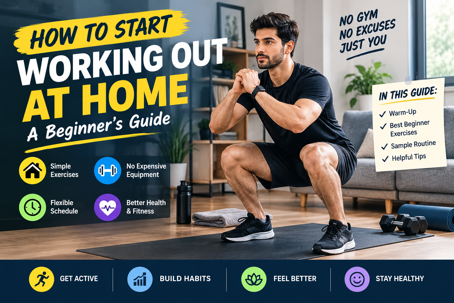 How to Start Working Out at Home: A Beginner’s Guide